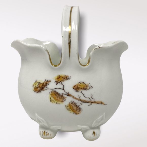 Vintage | Porcelain Basket With Scenery - Picture 2 of 8